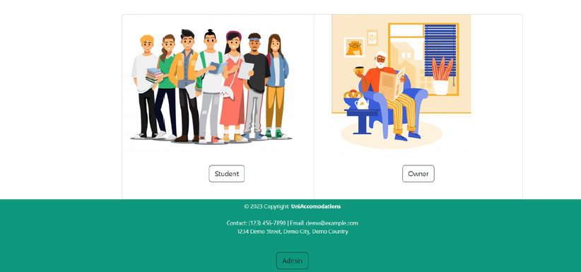 UniAccomodation website preview image